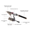 Катушка для удочки Combo Carbon Fibre Telescopic Fishing Rod Spinning Reels