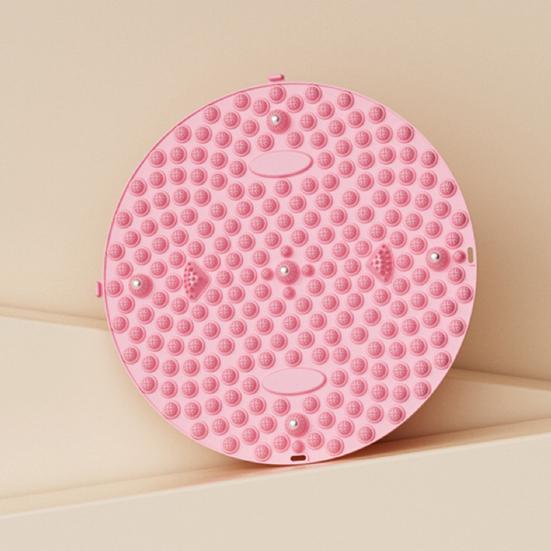 Круглый массажер для ног, снятие боли в ногах, расслабление мышц, рефлексотерапия стоп, противоскользящий портативный акупрессурный коврик