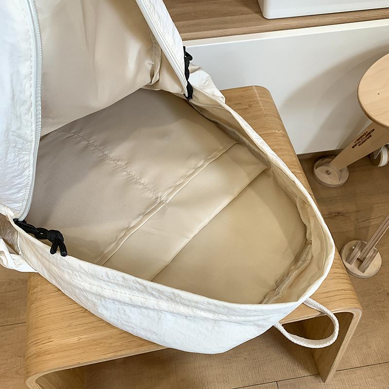 Школьный рюкзак в корейском стиле ins простой рюкзак для компьютера для ученика средней школы однотонный дорожный рюкзак универсальный повседневный рюкзак