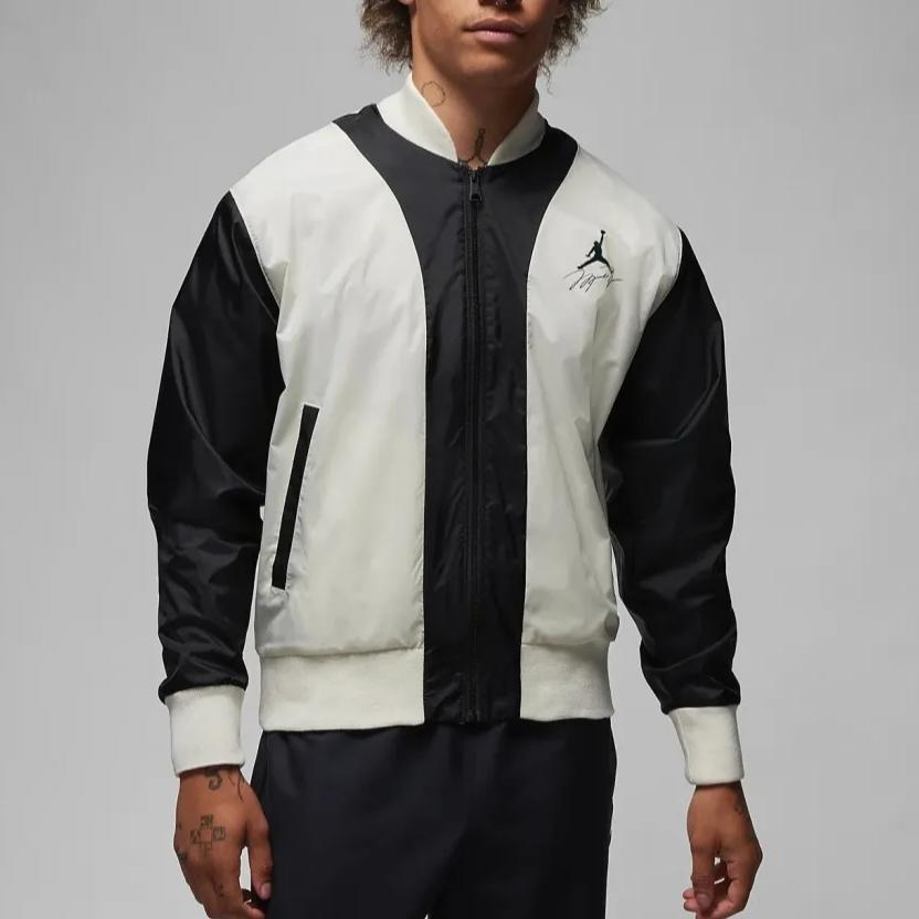 Jordan Flight MVP Повседневная куртка с цветными блоками и логотипом Мужская верхняя одежда Парусно-белый FB7033-133