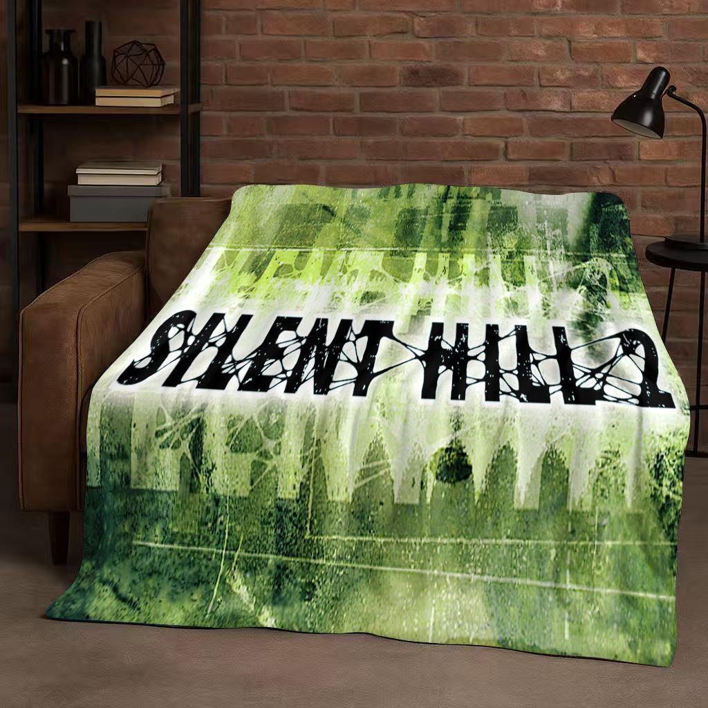 Классическая игра Silent Hill Пирамидоголовый Фильм Ужасов Фланелевое Одеяло, Ультра Мягкий Теплый Плюшевый Плед для Дома Спальни Кровати Дивана