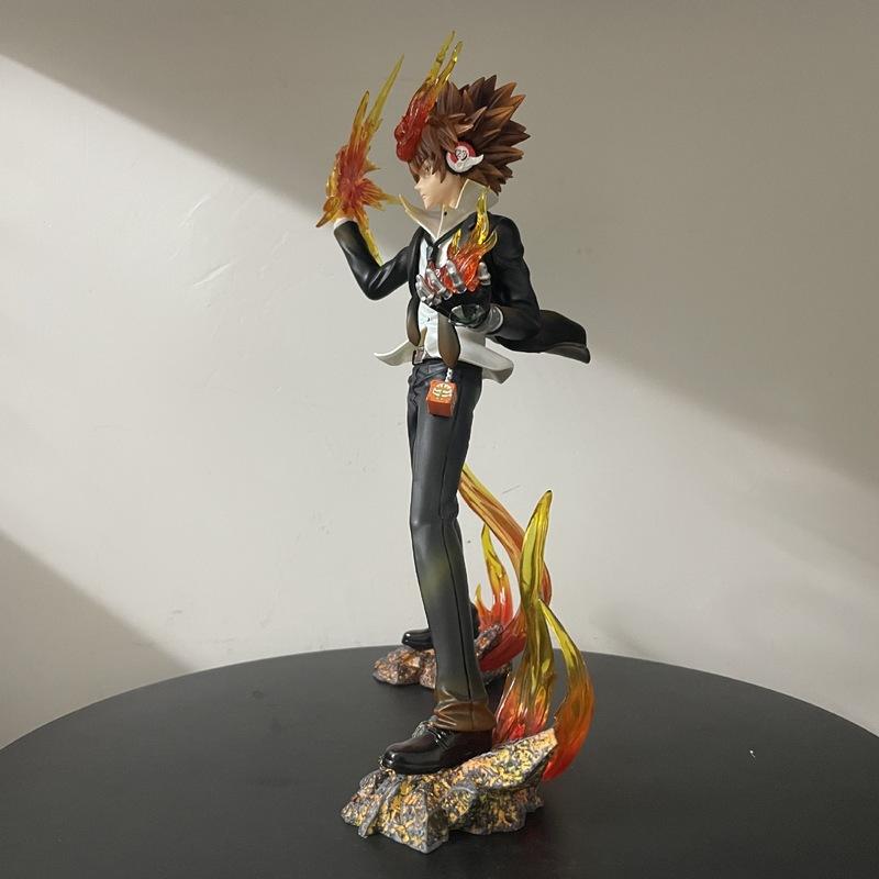 28см Аниме HITMAN REBORN Фигурка Действия Tsunayoshi Sawada Коллекция Фигурок Модель Украшение Манга Фигурка Цуны Периферийный Подарок
