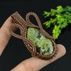 Stichtite Stone Handmade Copper Wire Wrap Jewelry Pendant 2.75 p1I88