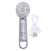 Handheld Mini Fan 3 Gear Speeds and Cooling Mode USB Ice Compress Transparent Outdoor Handheld Fan for Travel