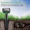 Solar Mole Repellent Ultrasonic Outdoor Waterproof Powered Sonic Deterrent Rodent Stopper Scare Vole For Lawn Garden Yard Home