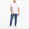 PUMA T Shirts Men's White V Neck Moderate Straight Fit 630562-02