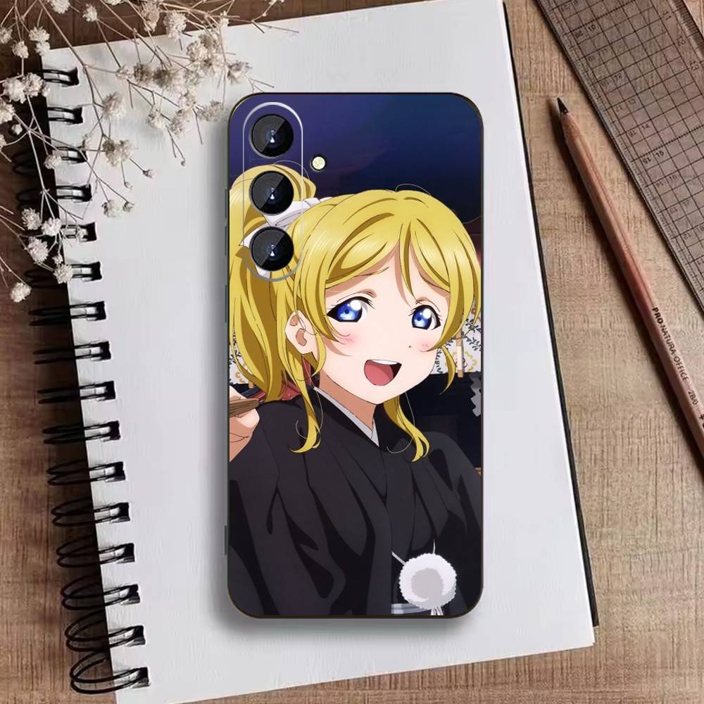 L-Love live-Аясе Эли Чехол для телефона Samsung Galaxy A73,21,22,32,71,53,52,51,80,5G Мягкий черный чехол