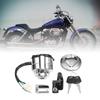 Motorcycle Ignition Switch Fuel Gas Cap Key Set Replaces Premium for Honda Shadow Vlx VT 400 600 750 Easy to tall