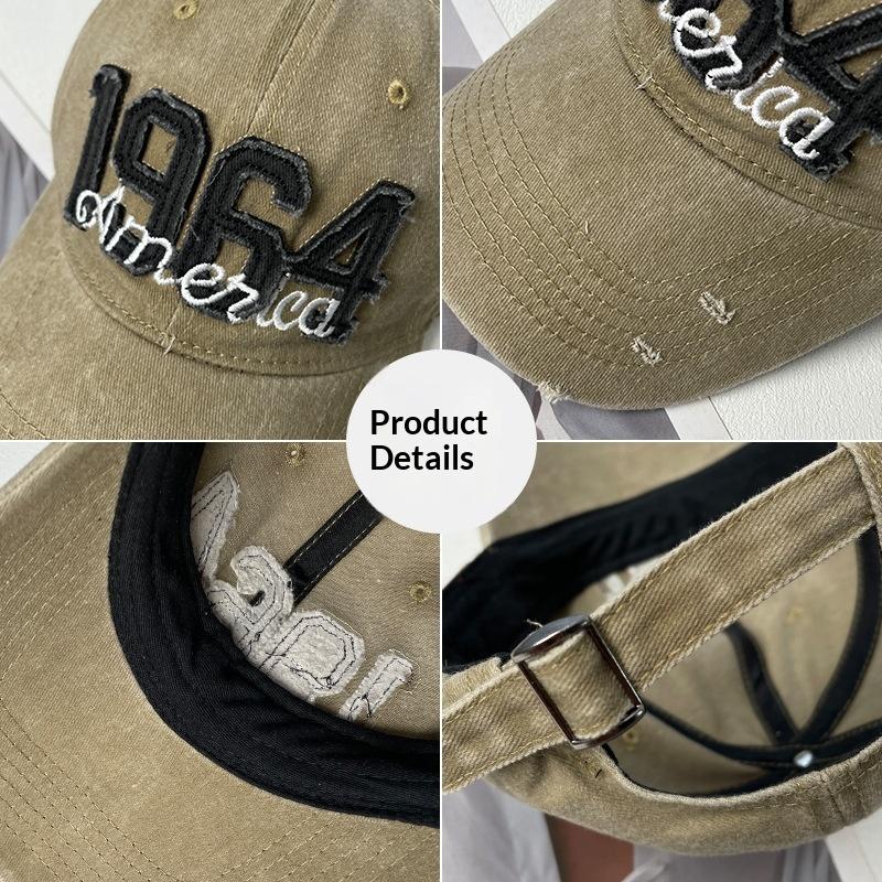 1pc Retro Letter Embroidered Baseball Cap,outdoor Leisure Versatile Adjustable Driver Hat for Men and Women Dailywear,Travel