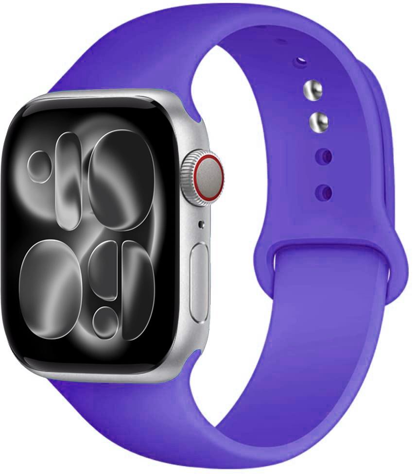 Силиконовый ремешок Для Apple Watch 11 band 44mm 40mm 49mm 45mm 41mm 38 46mm 42mm correa bracelet iWatch series 9 8 7 6 SE ultra 2 3