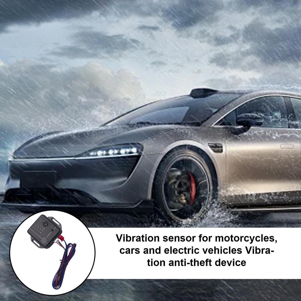 Car Vibration Sensor Alarm - Vehicle Sensitive Vibration Detection Alarm | Car Anti Theft