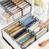 Closet Organizer Storage Box Foldable Underwear Organizers Storage Dividers Drawer Organizer Socks 6/7/9/11 Grids Box for Clothes