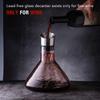 Винный графин, аэратор для вина со встроенным аэратором, фильтр из нержавеющей стали, выдувные вручную хрустальные графины для вина без содержания свинца