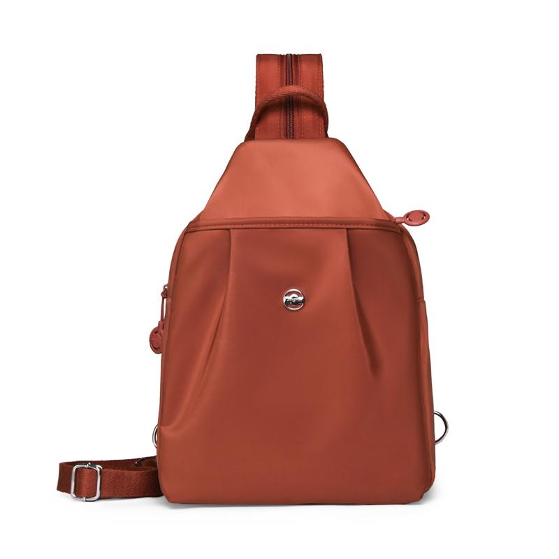 Compact Backpack with Adjustable Straps and Front Zipper Pocket