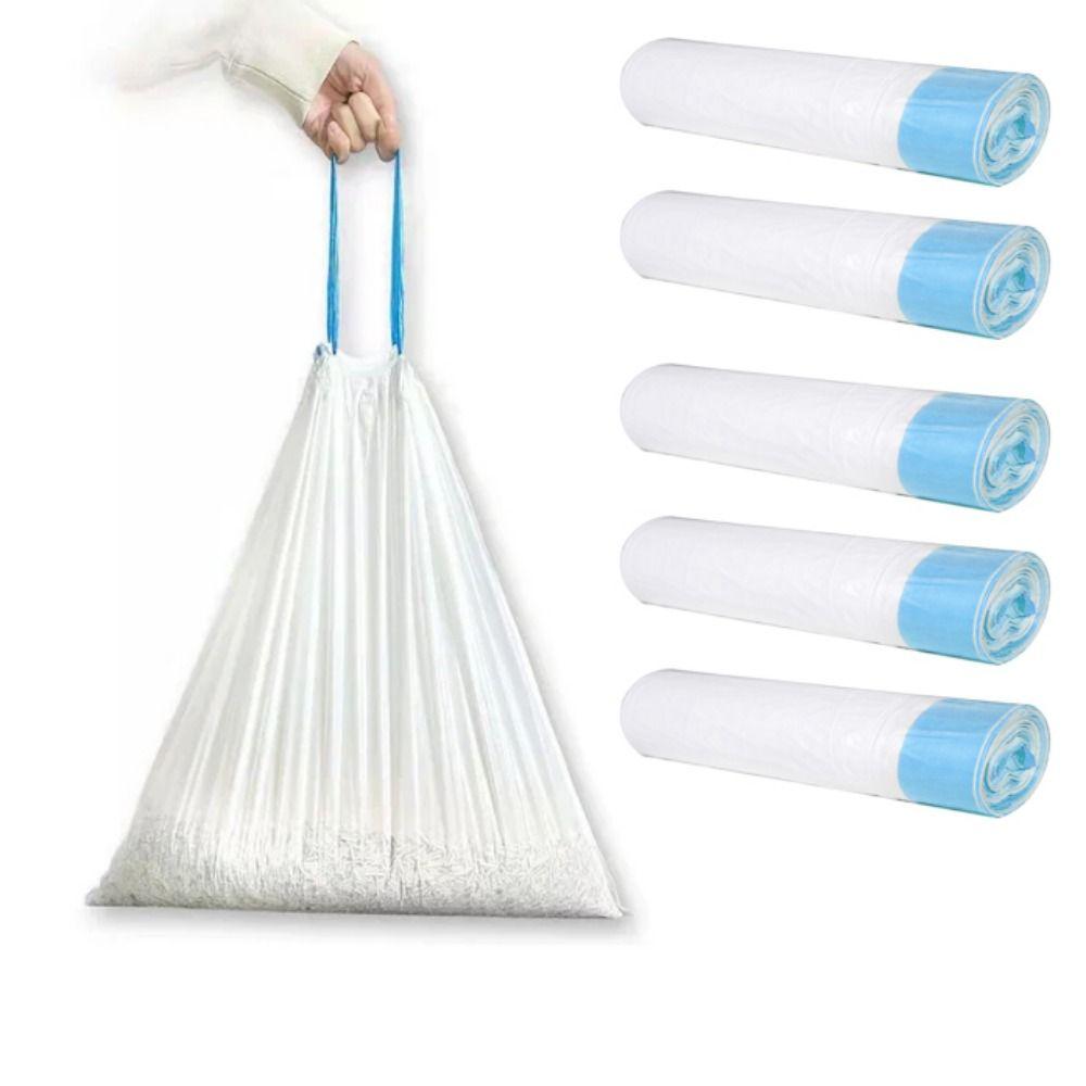 White Pet Cat Poop Bags PE Special Cat Litter Bag Cat Toilet Garbage Bag for Smart Cat Litter Box