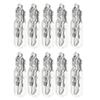 10Pc T5 2W 12V Yellow Car Halogen Bulbs Wedge Lamp Automobile Dashboard Warning Indicator Bulb Instrument light for Car Interior Bulbs 7