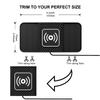 15W Fast Wireless Charging Pad Non-Slip Rubber Mat Lightweight USB-Powered Car Storage Phone Charger