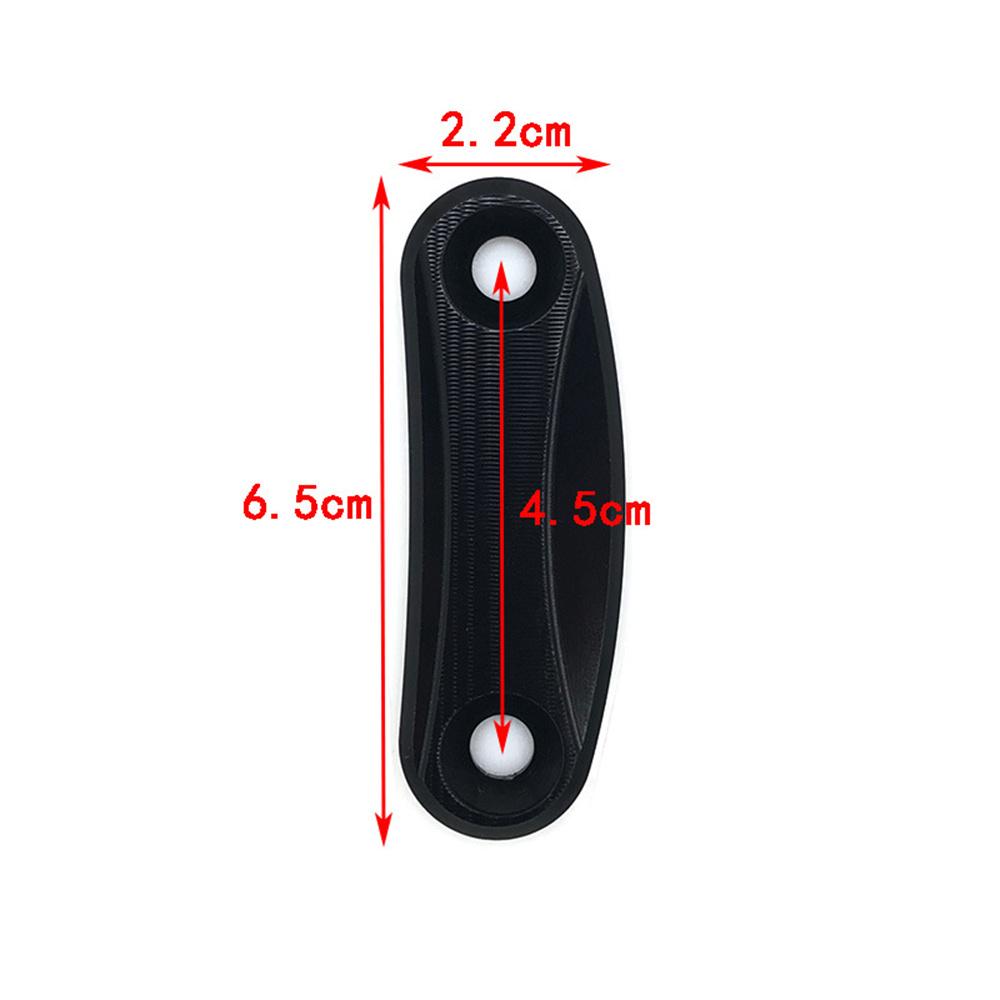 2x Rearview Mirror Block Off Base Plates Set For 16-23 Kawasaki Ninja ZX10R ZX6R