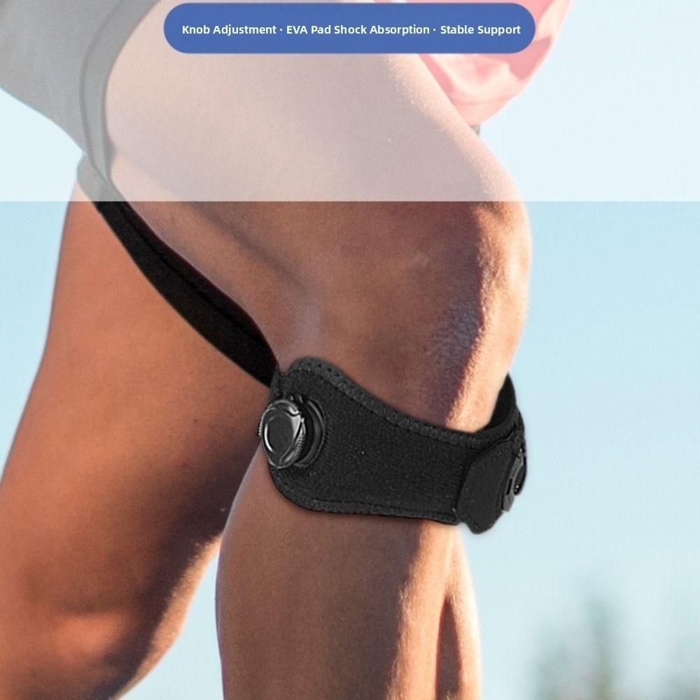 Adjustable Knob Sports Knee Guard Band Tendon Injury Patellar Strap Knee Brace Climbing