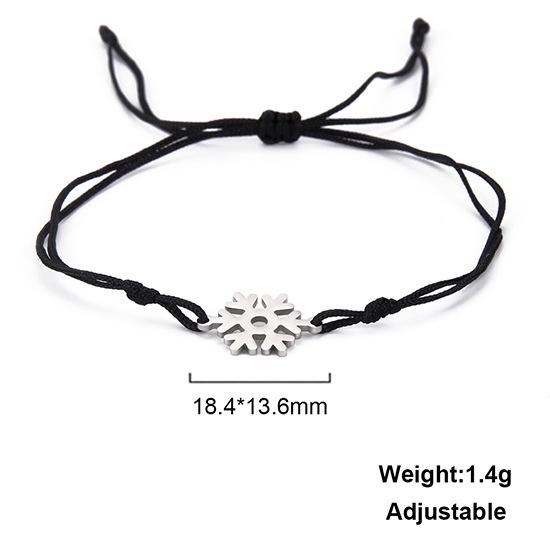 Retro Stainless Steel Personality Witch Knot Dog Paw Bracelet
