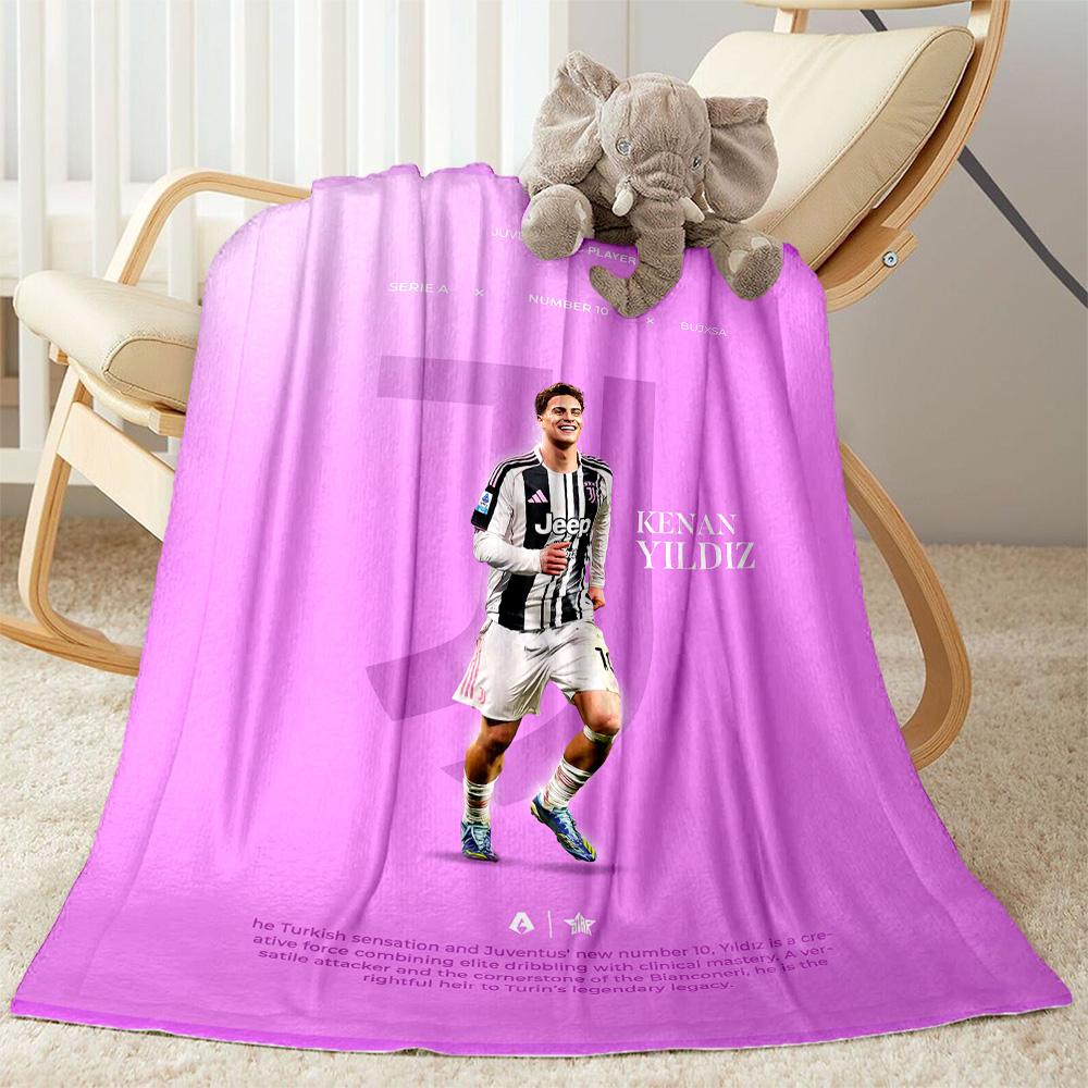 Juventus Blanket Soft Warm Cozy Suitable For Seaside Bed Office Four Seasons Universal Digital Print Best Holiday Gift For Friends Family