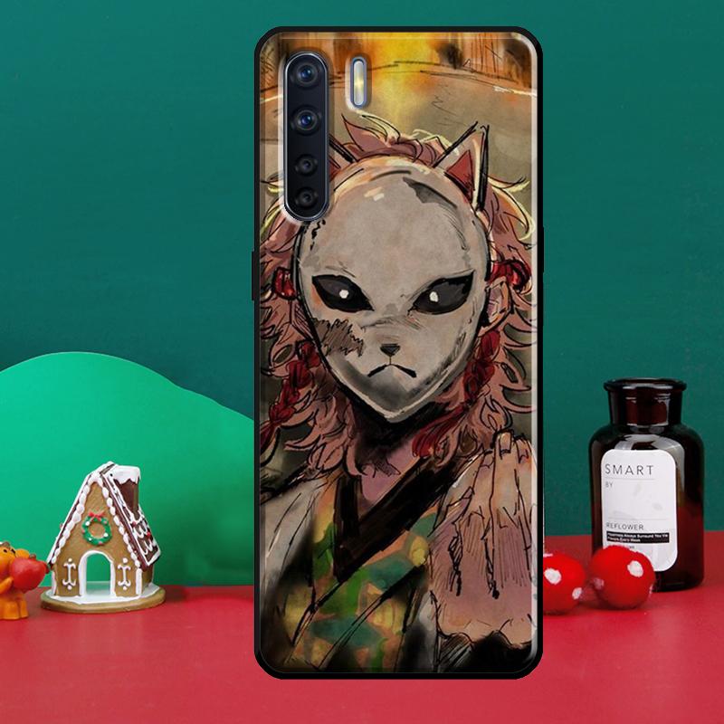 Чехол для телефона Kimetsu No Yaiba с аниме для OPPO Reno 5 Lite 2Z 2F A5 A9 A53 A31 2020 A52 A72 A91 A83 A15 A94 A74 A54