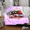 Isle Man Tt Customize Text Blanket Gift Personalized Blanket Warmthful Decor for Bed Living Room Bedding Office Chair Four Seasons Multipurpose