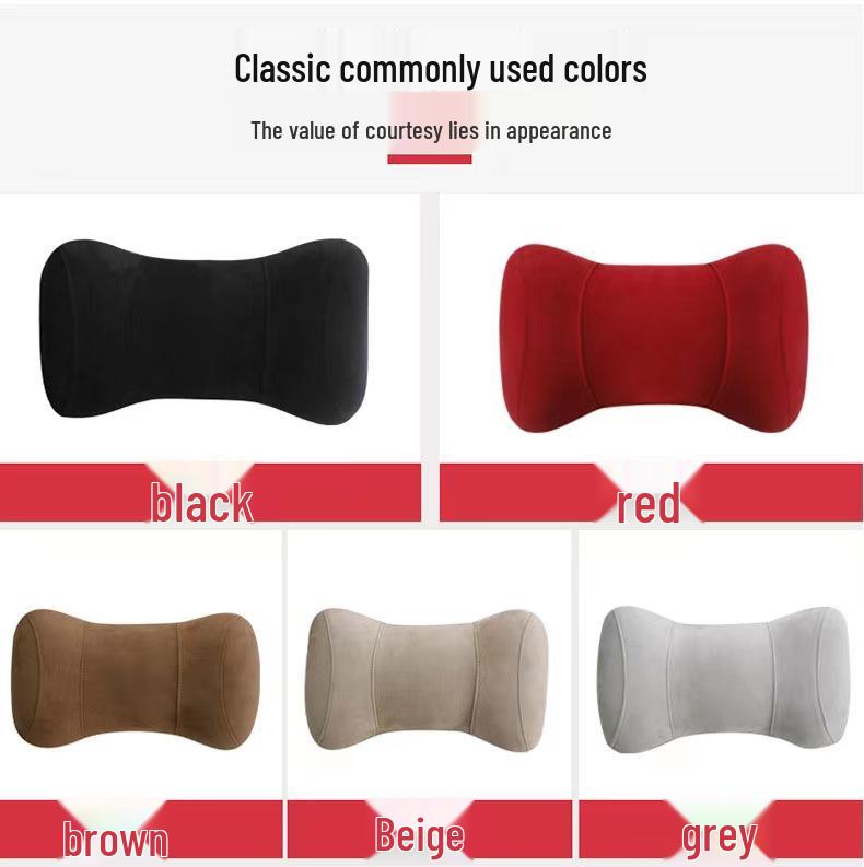 Memory Foam Car Neck and Back Support Pillow