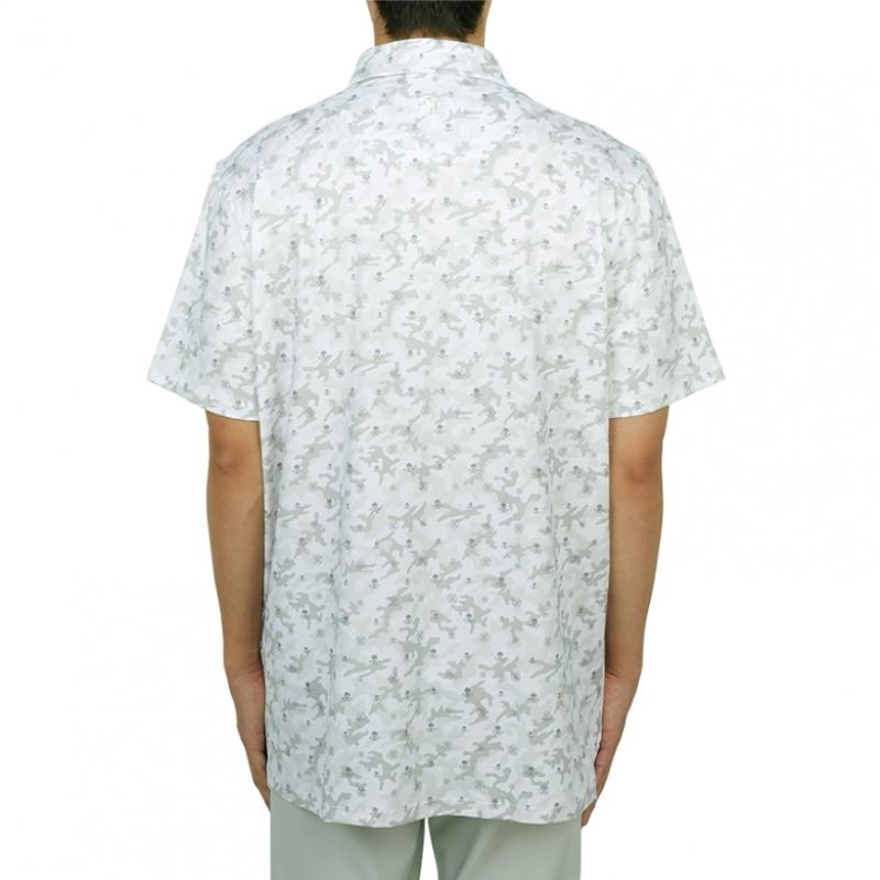 Zipore Golfwear Мужская футболка с воротником и коротким рукавом Gmp000001 Sno