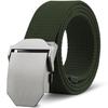 [BENADON] Belt Men's Tactical Belt No Hole Big Size Thick Canvas Stepless Adjustment Cloth Firmly Fashionable Simple Casual Mountain Climbing Tactics