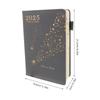Daily Planner Notebook 2025 Large Capacity Firm Paper Compact Portable Monthly Weekly Academic Organizer Book Planner Schedule