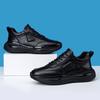 Lightning Black Casual Sneakers For Men With Thick Sole And Eva Insole Perfect For Running And Sports