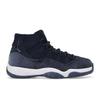 Air 11 Retro Midnight Navy Velvet Women Sneakers Blue Metallic-Silver White AR0715-441