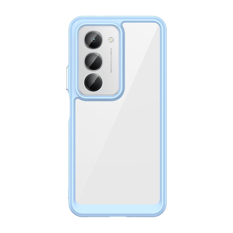 Для Redmi 1(171 мм) Прозрачный Жесткий PC Чехол для Телефона Для Redmi 1(169.мм) Цветная рамка TPU Силиконовый противоударный чехол-бампер