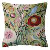 Branch Bird Flower Linen Pillowcase Sofa Cushion Cover Home Decoration Can Be Customized for You 40x40 50x50 60x60 45x45