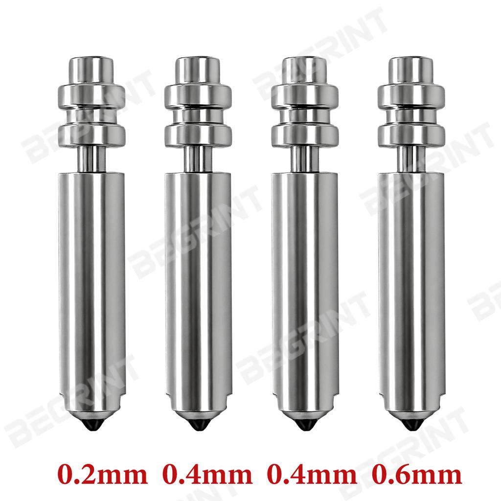 For Anycubic Kobra X Bimetallic Hotend Nozzles Print Head Assembly With 0.2/0.4/0.6/0.8mm for Anycubic Kobra X Accessories