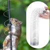 2Pcs Anti-Squirrel Spring Device Metal Bird Feeder Guard Squirrel Baffle Coil Spring Squirrel Barrier Squirrel-Proof Bird Feeder Accessory