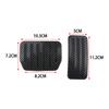 Car Pedal for Tesla Model 3 Y 2017-2025 Carbon Fiber Pattern Gas Accelerator Brake Pedal Protection Cover Replacement Auto Parts