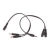 DC 12V 1 Female To 2 Male Power Splitter Splitter Cable для CCTV Camera Security DVR Accessories Led Light Strip