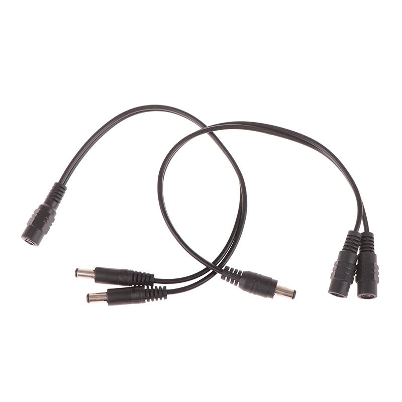 DC 12V 1 Female To 2 Male Power Splitter Splitter Cable для CCTV Camera Security DVR Accessories Led Light Strip