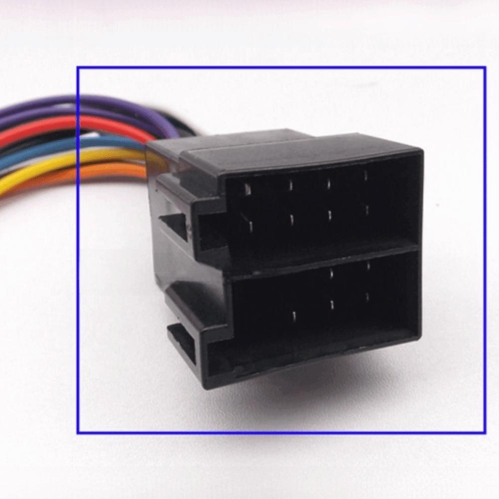 Lightweight Car Stereo Radio Cable Adapter Copper Wire Connector Harness Adapter Lightweight