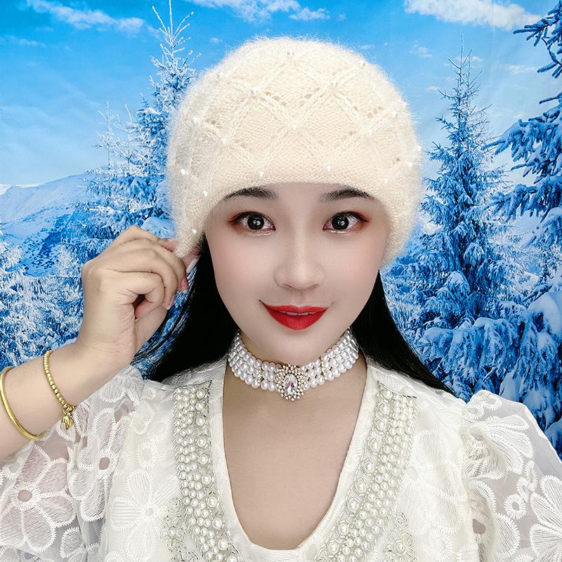 Женская зимняя шапка, высокая эластичность, уличная, теплая, не садится, для ДЕВУШЕК, зимняя шапка, женская шапочка для праздника