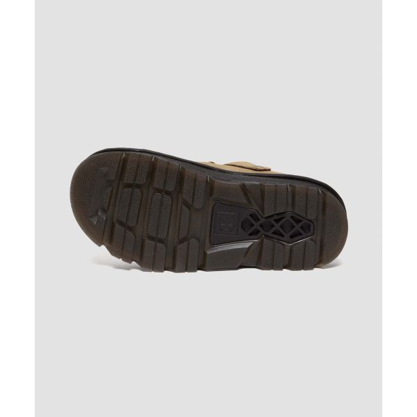 Dr. Martens Замшевые повседневные кроссовки Zebzag на платформе с открытой пяткой Savannah Tan унисекс 31737439