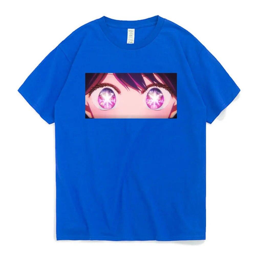 Аниме Oshi No Ko Cute Ai Hoshino Kawaii футболка женская унисекс Harajuku эстетическая графическая футболка женская унисексга одежда с героями мультфильмов Y2k