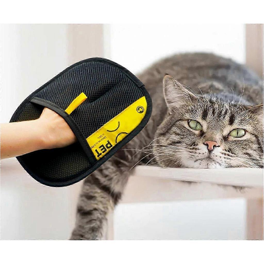 New Hair Removal Gloves Double Pet Electrostatic Cat Hair Removal Brush Adhesive Gloves Cat Hair Comb Washing Hair Removal Groom