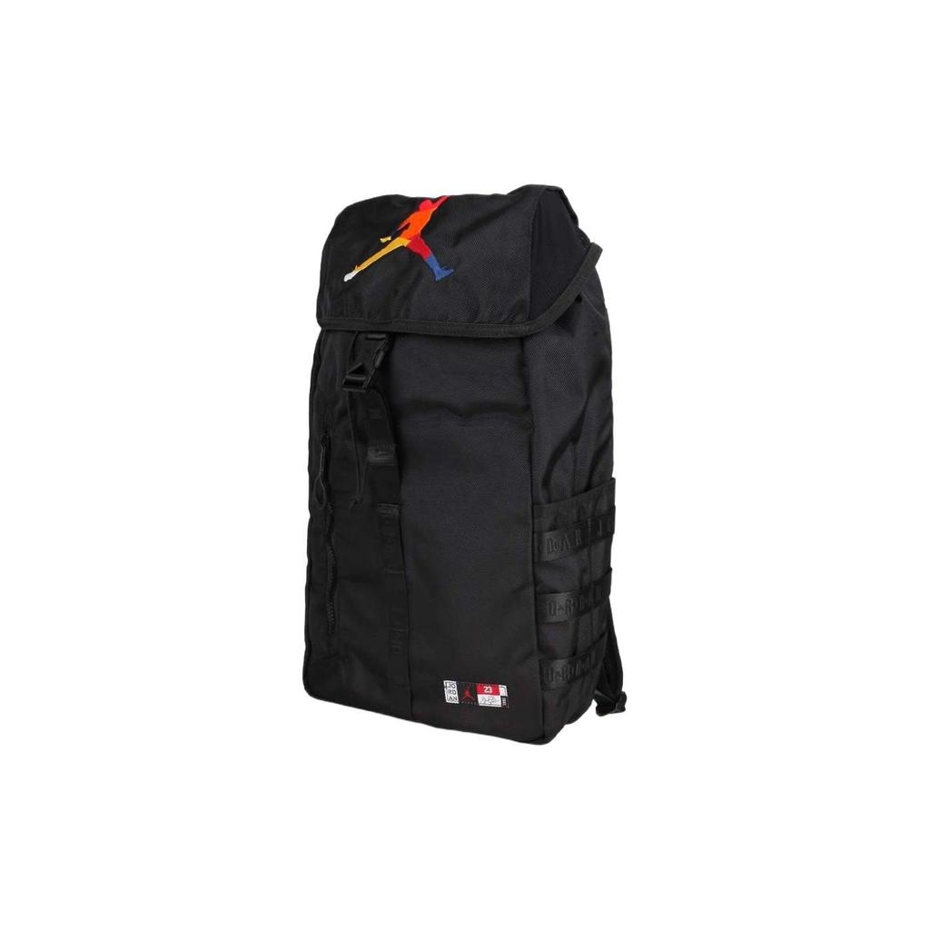 Jordan Colorful Jumpman Logo Large Capacity Casual Sports Polyester Basketball Computer Backpack Unisex backpack Black 9A0254-K5T