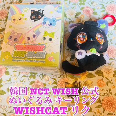 [Б/У] Официальный плюшевый брелок NCTWISH WISHCAT Рику (Корея)