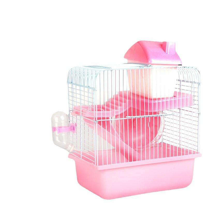 Роскошная двухслойная прозрачная клетка для хомяков: Легко моется, дышит, устойчива к укусам, очень большая вилла для Golden Bear