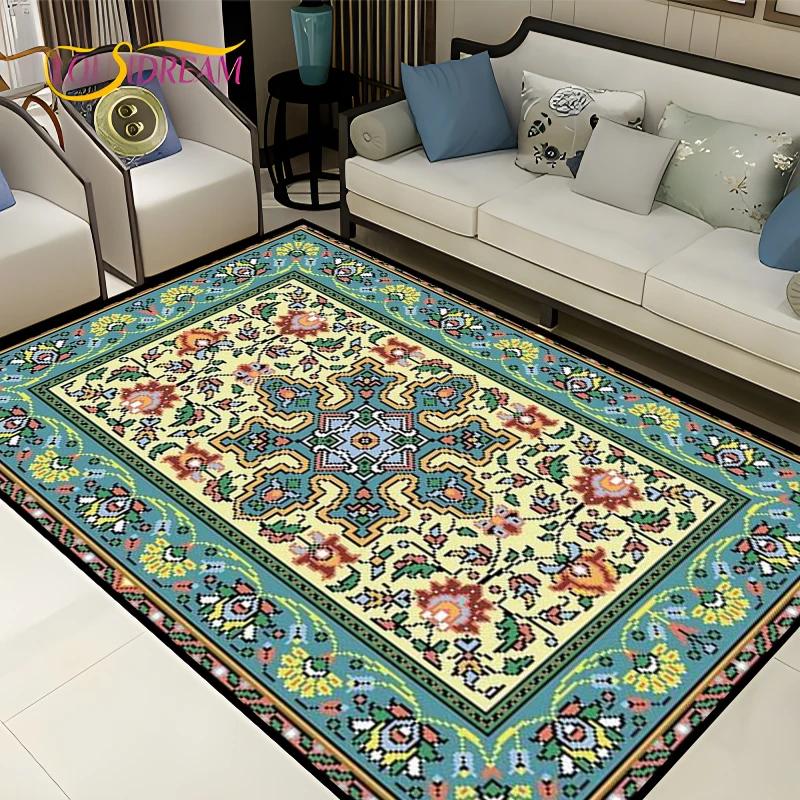 Винтажный персидский ковер для гостиной, спальни, богемный, турецкий, марокканский, этнические ковры, противоскользящий, мандала, геометрический, придверный коврик, коврик-постер