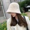 Hat Women's Winter Plush Bucket Hat Warm Imitation Mink Fashion Versatile Bucket Hat